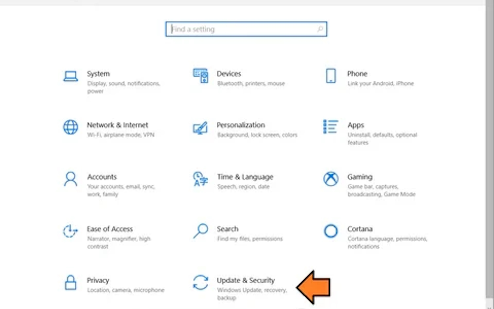 Actualizare și Securitate